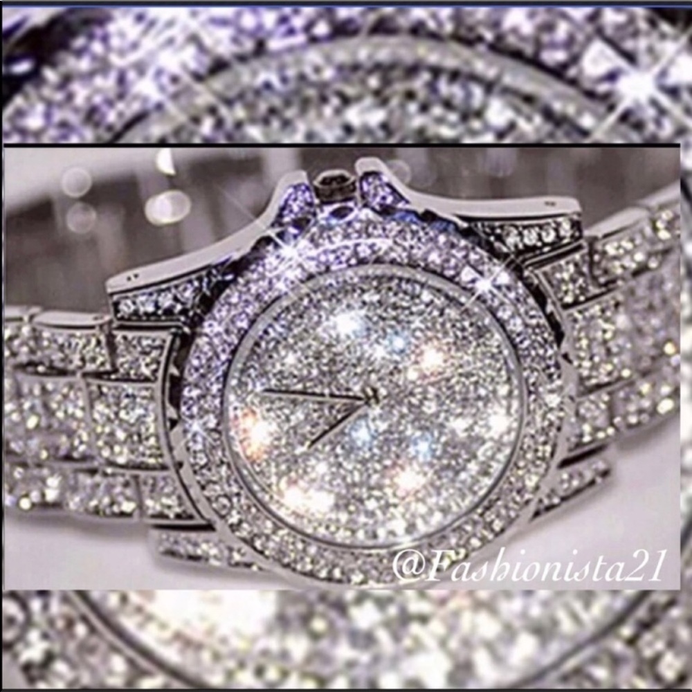 NEW Bling Rhinestone Crystal Watch - Picture 8 of 8